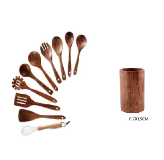 Culinary Essentials Wooden Spatulas Pi-Mart