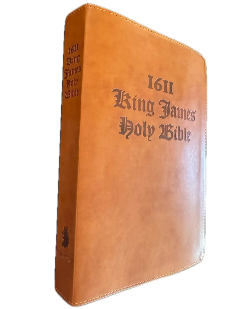 1611 King James Bible - Tan KingdomWear