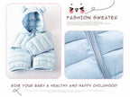 Modern Jacket Autumn Winter Baby Girls Jacket For Baby Coat Kids Warm Hooded Outerwear For Baby Boys Clothes Newborn Jacket