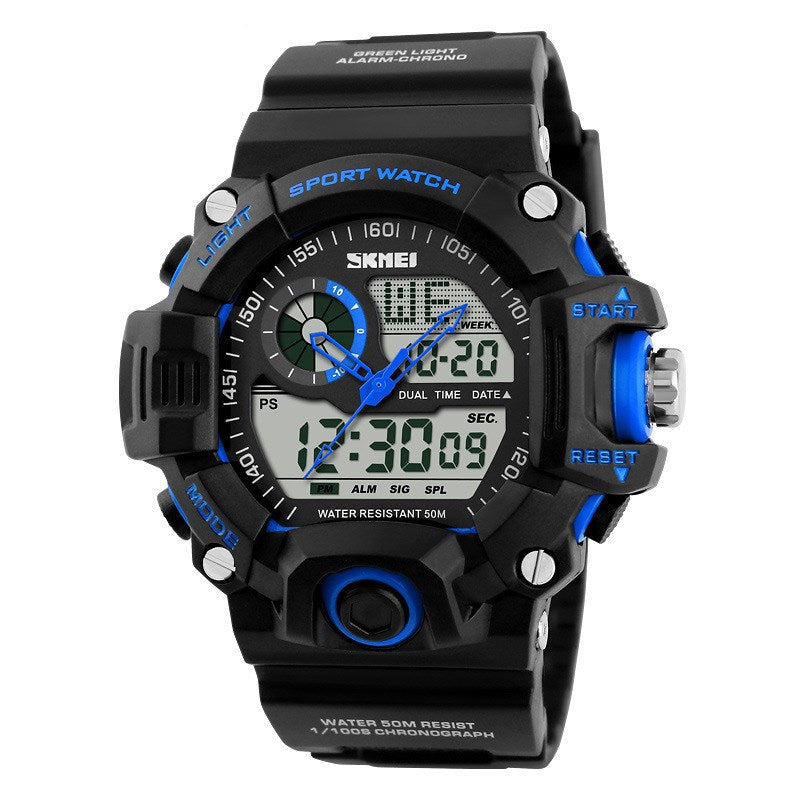 Sport Famous Watch for Men Military Army Watch With Led Digital Display Analog Shock and Alarm clock and Night Mode - SJB-DIAMOND ELITES