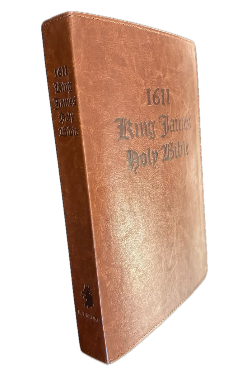 1611 King James Bible - Brown KingdomWear