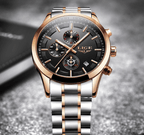 Men's Waterproof  Watch With Chronometers And Date Display Unique Design Perfect Gift Stevvex