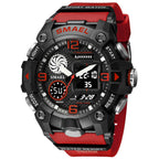 Sport Watch For Men WIth  Dual Time Waterproof 50M Miliatry Watches Chronograph Alarm Army Wristwatch - SJB-DIAMOND ELITES