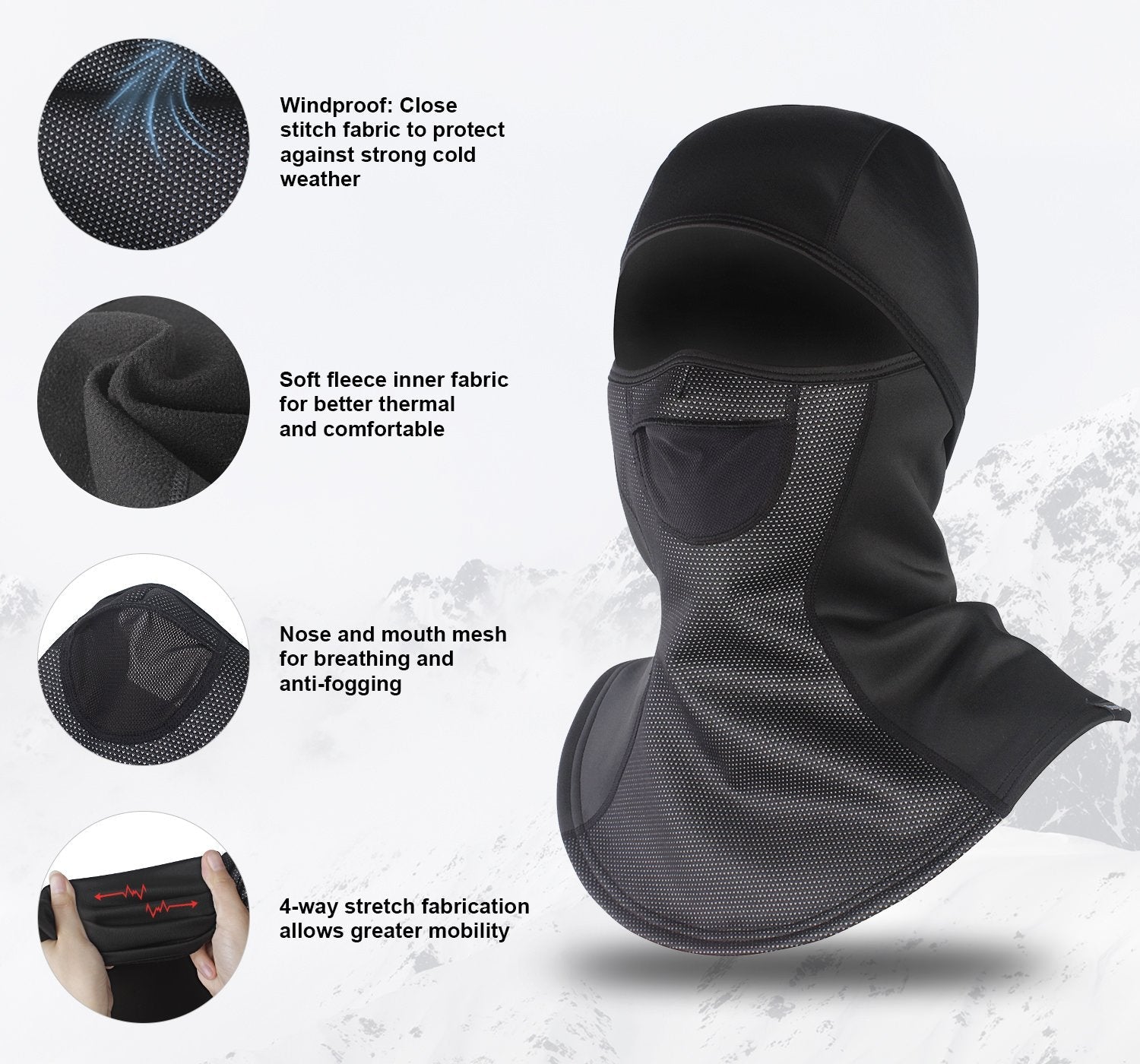 Balaclava Ski Mask - SJB-DIAMOND ELITES