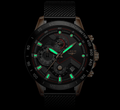 Men's Sports Waterproof Watch With  Stainless Steel Bracelet Unique Design Perfect Gift For Your Man Stevvex