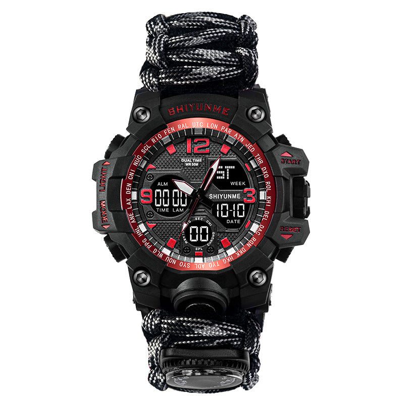 Survival Men Sports Watch With Outdoor Compass In Top Luxury Brand G Style Military Digital Watches Waterproof 50M relogio masculino - SJB-DIAMOND ELITES