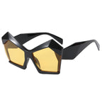 Oversized Square Cateye Polarized Sunglasses Big Trendy Style Fashionable Personality Big Frame Sunglasses New Fashionable & Popular Street Style Sunglasses For Women Stevvex