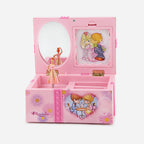 Creative Rotating Ballet Music Box With Makeup Mirror Pi-Mart