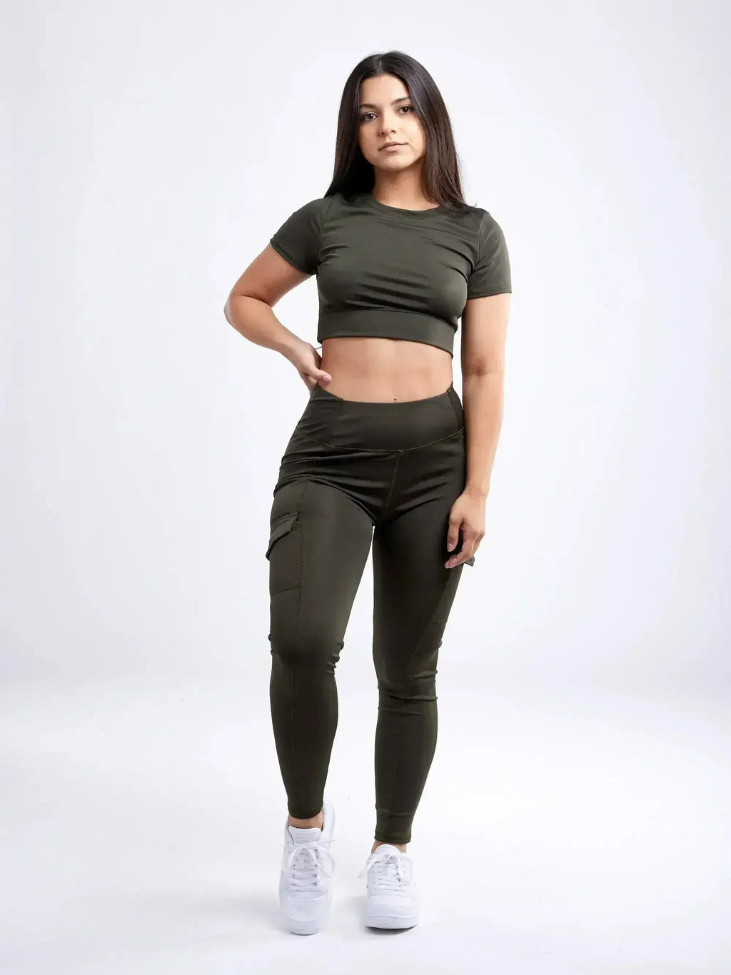 Women's Lightweight Short-Sleeve Crop Top - Workout & Casual - SJB-DIAMOND ELITES