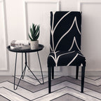 Stretch Chair Cover Dining Room Set One-piece Chair Cushion Pi-Mart