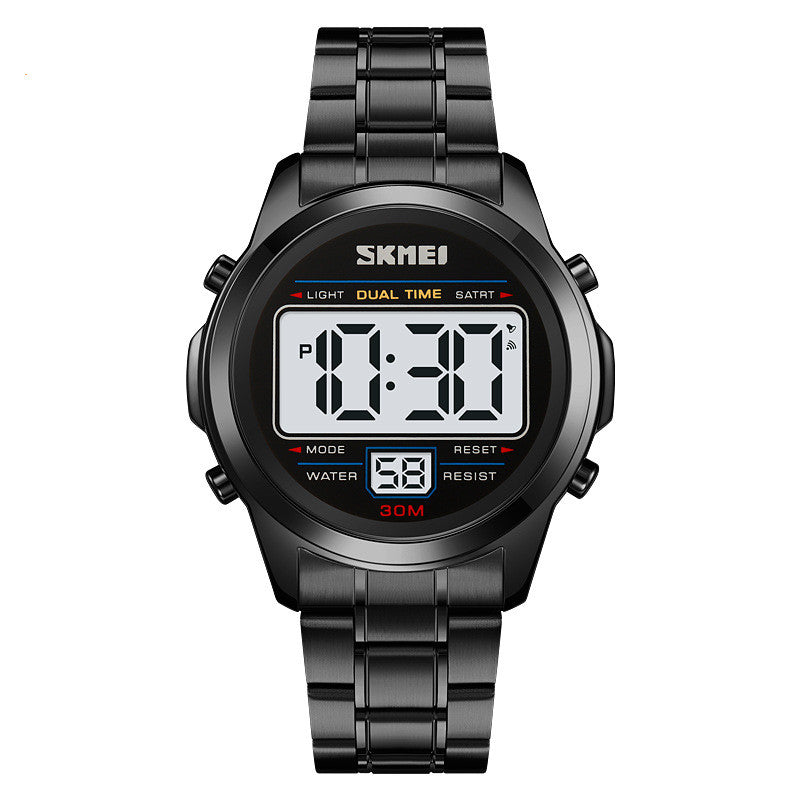 Men's Watch Multifunctional Waterproof Luminous Electronic Pi-Mart