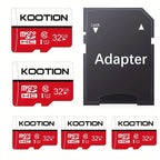 [10pcs High Speed TF Card] KOOTION 10pcs/5pcs 64GB 32GB 512MB High Speed UHS-I C10 U1 TF Memory Card with SD Adapter | Mini SDXC Card for Smartphone Tablet Laptop Action Camera Dash Cam Drone Game Console Lootquake LLC