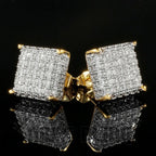 Color Stone Stud Earrings Pi-Mart