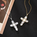 Cross Crystal Necklace - SJB-DIAMOND ELITES