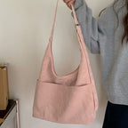 Soft large capacity hobo bag, women's summer work shoulder bag, underarm bag, casual commuter tote bag - SJB-DIAMOND ELITES