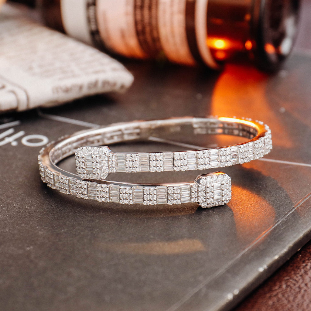Moissanite 925 Silver Plated Bracelet Ornament Pi-Mart