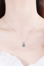 Carat Moissanite Pendant Necklace Pi-Mart