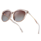 Stevvex  Polarized Cat Eye Sunglasses Women Gradient Round Sun glasses for Women oculos lunette de soleil femme - SJB-DIAMOND ELITES