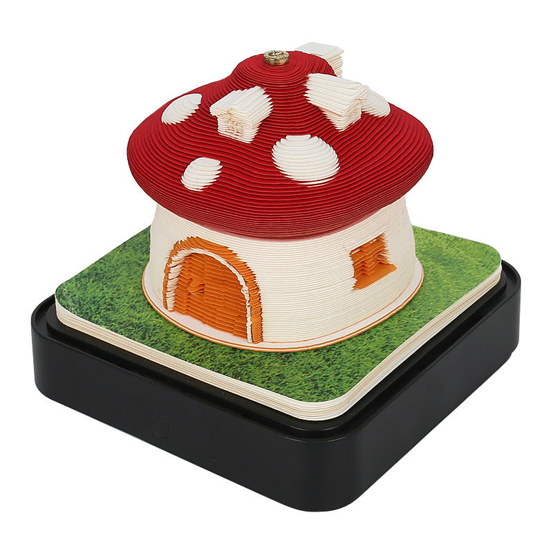 Tree House Paper Carving Notepad Creative Weekly Calendar Earth Calendar