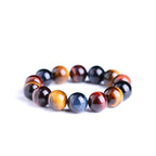 Tiger Eye Bracelet Natural Crystal Stone Buddha Bead Bracelet Pi-Mart