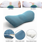 Lumbar Support Pillow For Side Sleepers Pregnancy Relieve Hip Coccyx Sciatica Pain Machine Chair Back Cushion Waist Car Seat Pi-Mart