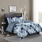 Diamond Check Quilt Cover Bed Set Pi-Mart