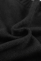 Textured Black Cardigan | Button-Front w/Pockets | Sizes S-3XL