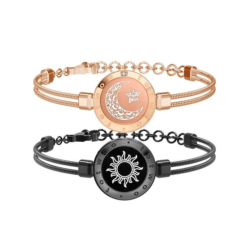 Sun-Moon Smart Sensing Couple Bracelet Pi-Mart