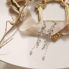 Fashion tassel sterling silver earrings Pi-Mart