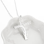 Tree Of Life Necklace Ladies Cross Clavicle Chain Jewelry Pi-Mart
