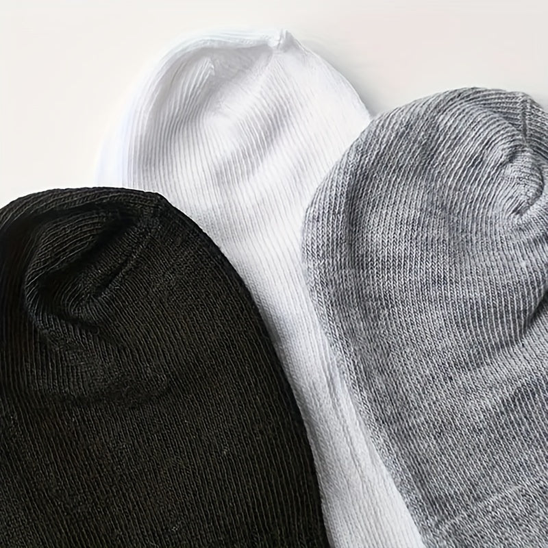5 Pairs Unisex Letter Graphic Socks, Stylish & Breathable Low Cut Ankle Socks, Women's Stockings & Hosiery Lootquake LLC