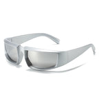 Super Texture Cool Sunglasses Futuristic Technology Punk Pi-Mart