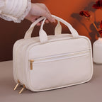 Double layer portable cosmetic bag, large capacity portable cosmetic storage bag, makeup bag organizer,Makeup bag with compartments, - SJB-DIAMOND ELITES