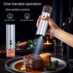Electric Food Corn Soybean Salt And Pepper Grinder Mill Machine Rechargeable Electric Pepper And Salt Grinder Set With LED Kitchen Gadgets Pi-Mart