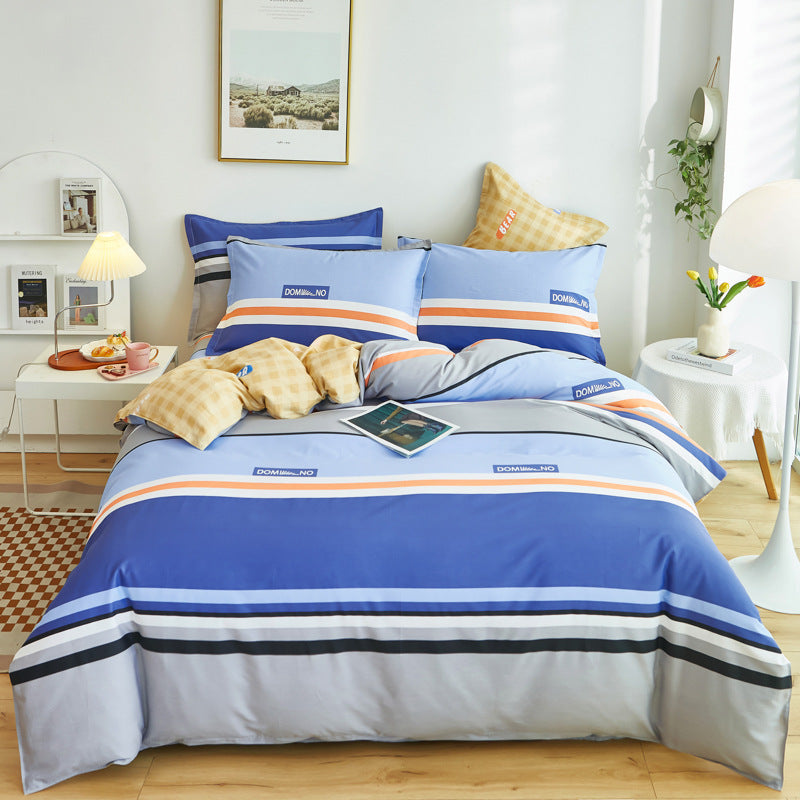 Quilt Cover Single Wholesale Pure Cotton Single Double Student Dormitory Three-piece Set Pi-Mart