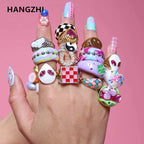 Colorful Sweet Trendy Ring - SJB-DIAMOND ELITES