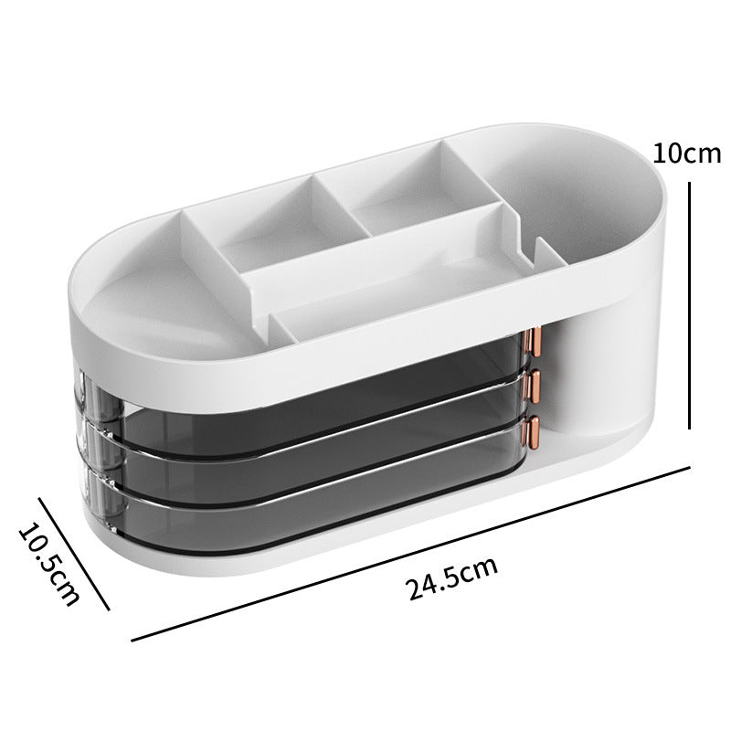 Multifunctional Rotating Desktop Storage Box Pi-Mart