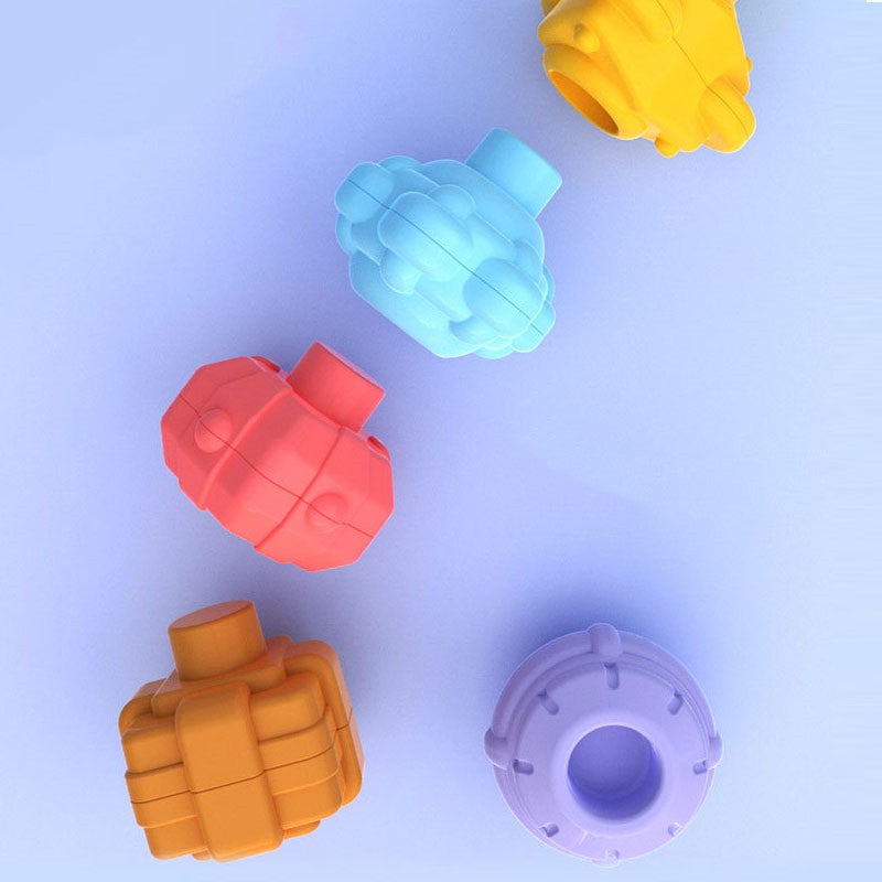Rainbow Beaded Puzzle Toys For Children Pi-Mart