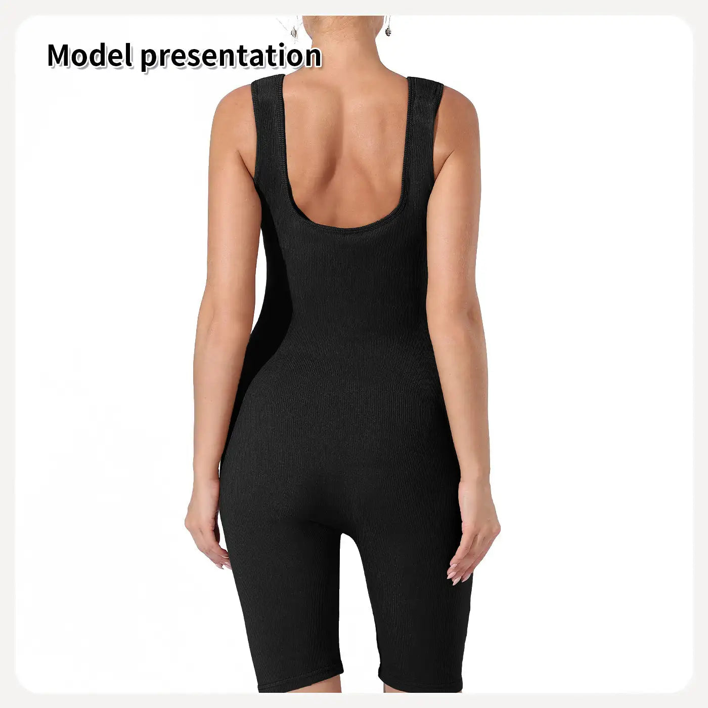 Women's Fashion Simple Solid Color Bodysuit - SJB-DIAMOND ELITES