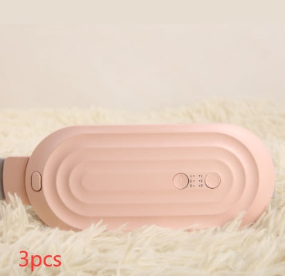 Menstrual Heating Pad Smart Warm Belt Relief Waist Pain Cramps Vibrating Abdominal Massager Electric Waist Belt Device Pi-Mart
