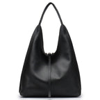 Hobo Bag for Women Solid Simple Chic Large Capacity Genuine Leather H071807 - SJB-DIAMOND ELITES