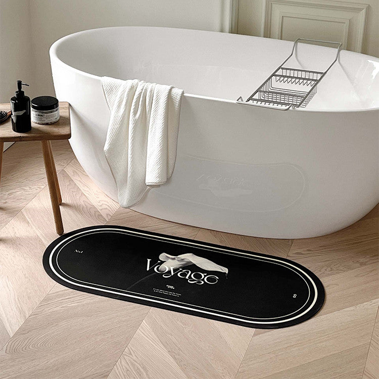 Non-slip Absorbent Foot Pad Toilet Diatom Mud Floor Mat Upholstery Pi-Mart