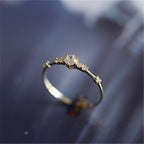 Crystal Exquisite Wedding Ring - SJB-DIAMOND ELITES