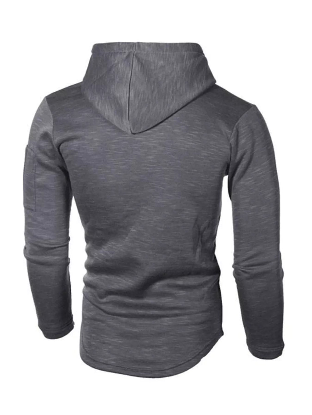 Men's Plus Size Casual Slim Fit Long Sleeve Hoodie THRIXINE