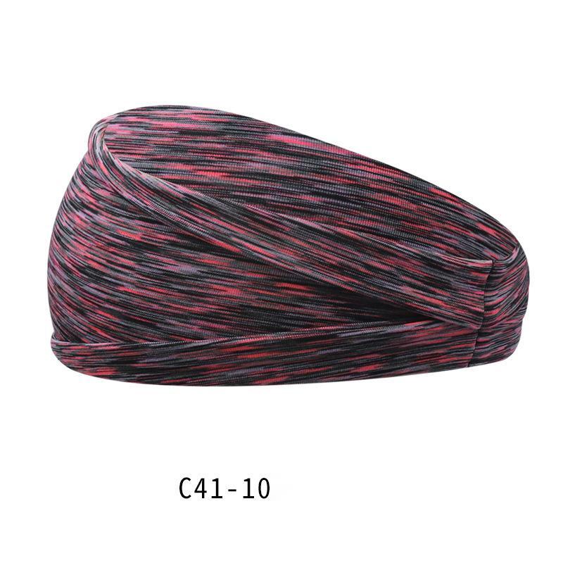 Hairband Sweat-absorbent Solid Color Fashion Yoga Pi-Mart