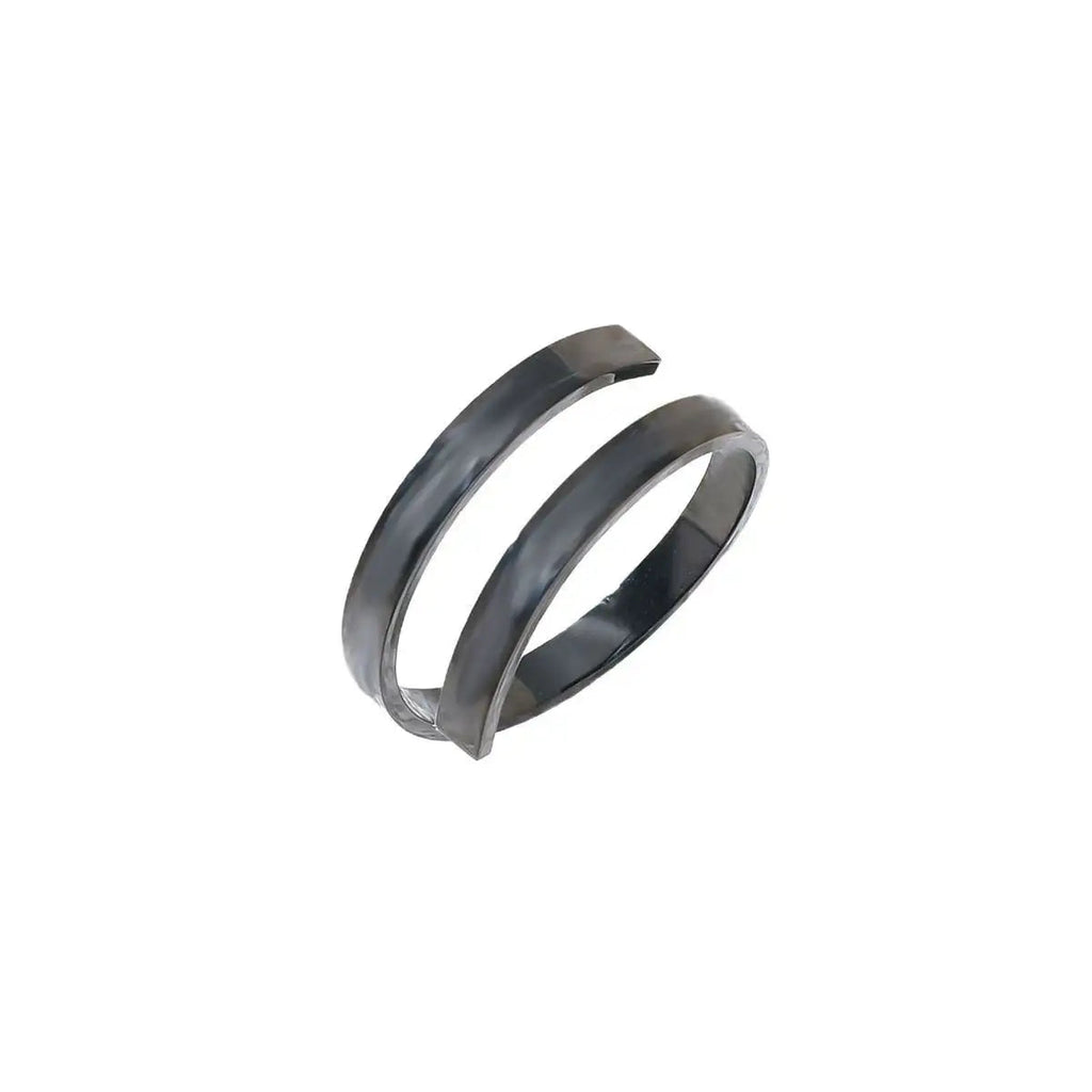 Design Titanium Steel Cross Open Adjustable Ring Lootquake LLC