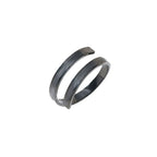 Design Titanium Steel Cross Open Adjustable Ring Lootquake LLC