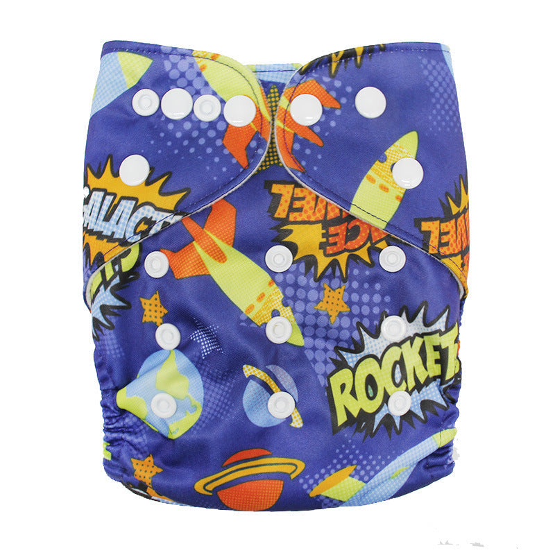 Washable Cloth Diapers Baby Waterproof Adjustable breathable Pi-Mart