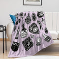 1pc Witch Gothic Blanket Lightweight Flannel Lootquake LLC