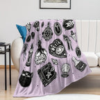 1pc Witch Gothic Blanket Lightweight Flannel Lootquake LLC